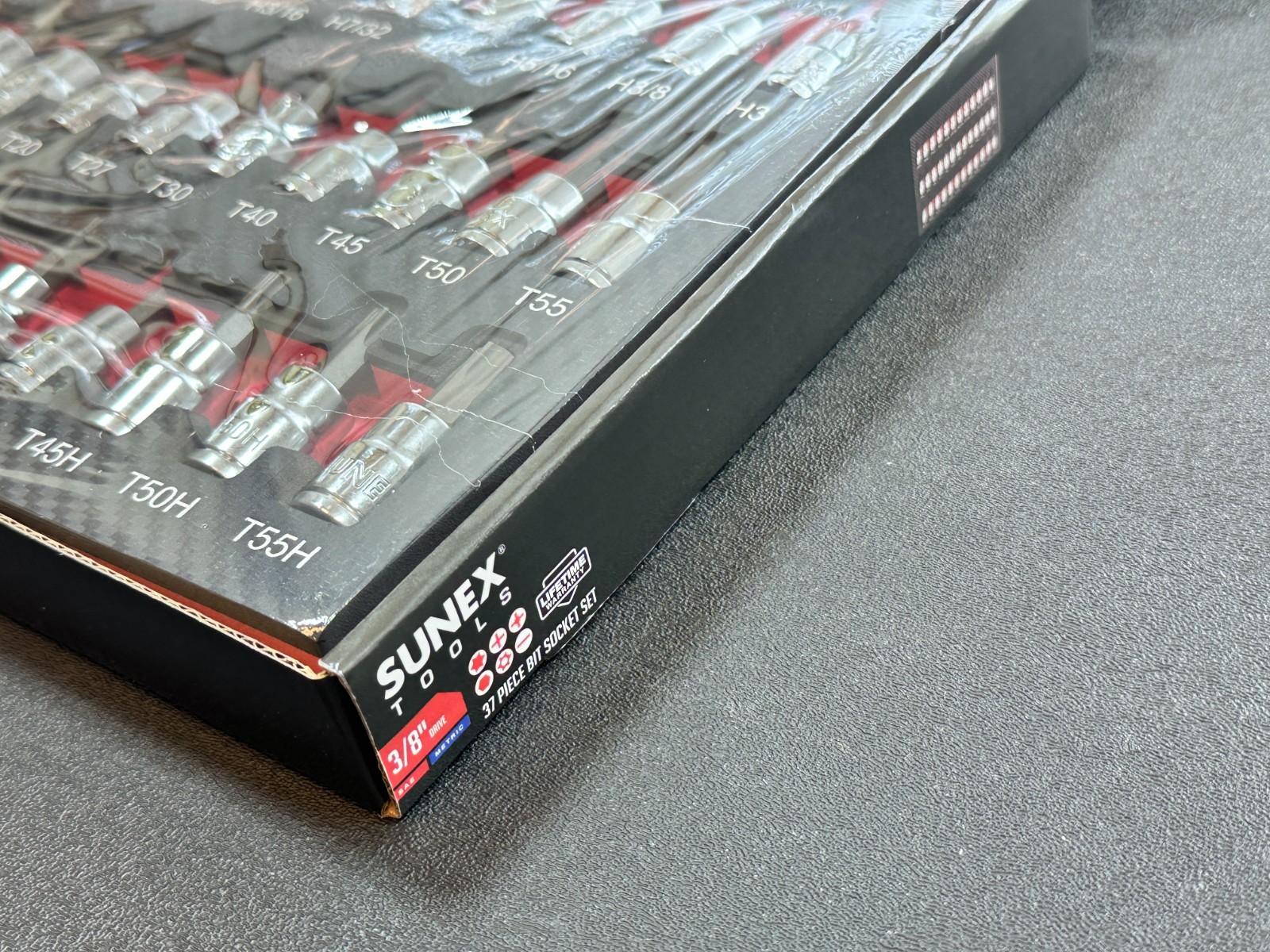 NEW SUNEX 37pc 9737 Master Bit Socket Set SAE & Metric, Hex, Torx, Screwdriver