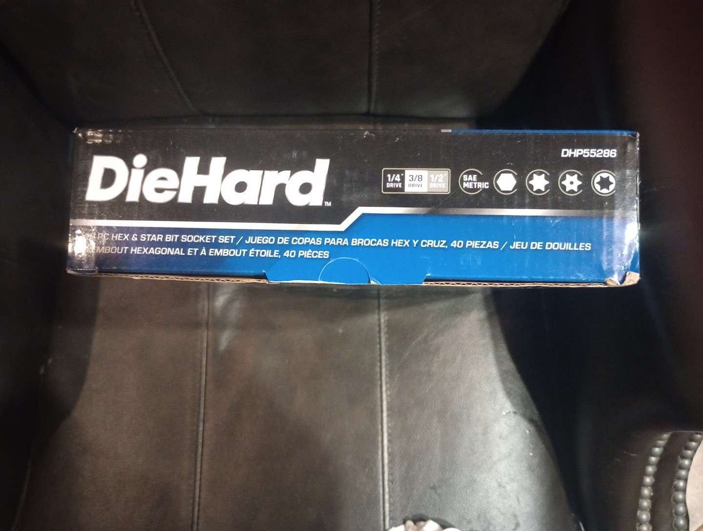 DieHard DHP55286 40pc Hex & Star Bit Socket Set SAE,METRIC