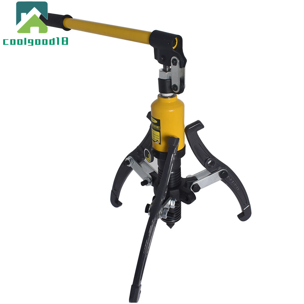 3-Jaw Hydraulic Gear Puller Set 5 Ton Wheel Bearing Pulling Separator W/Case