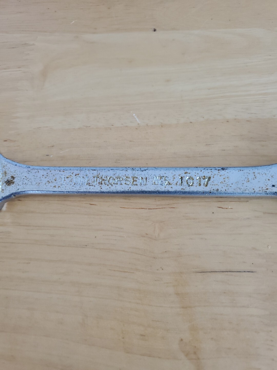 Vtg Thorsen 17mm 12 Point Combination Wrench 1017 USA Made