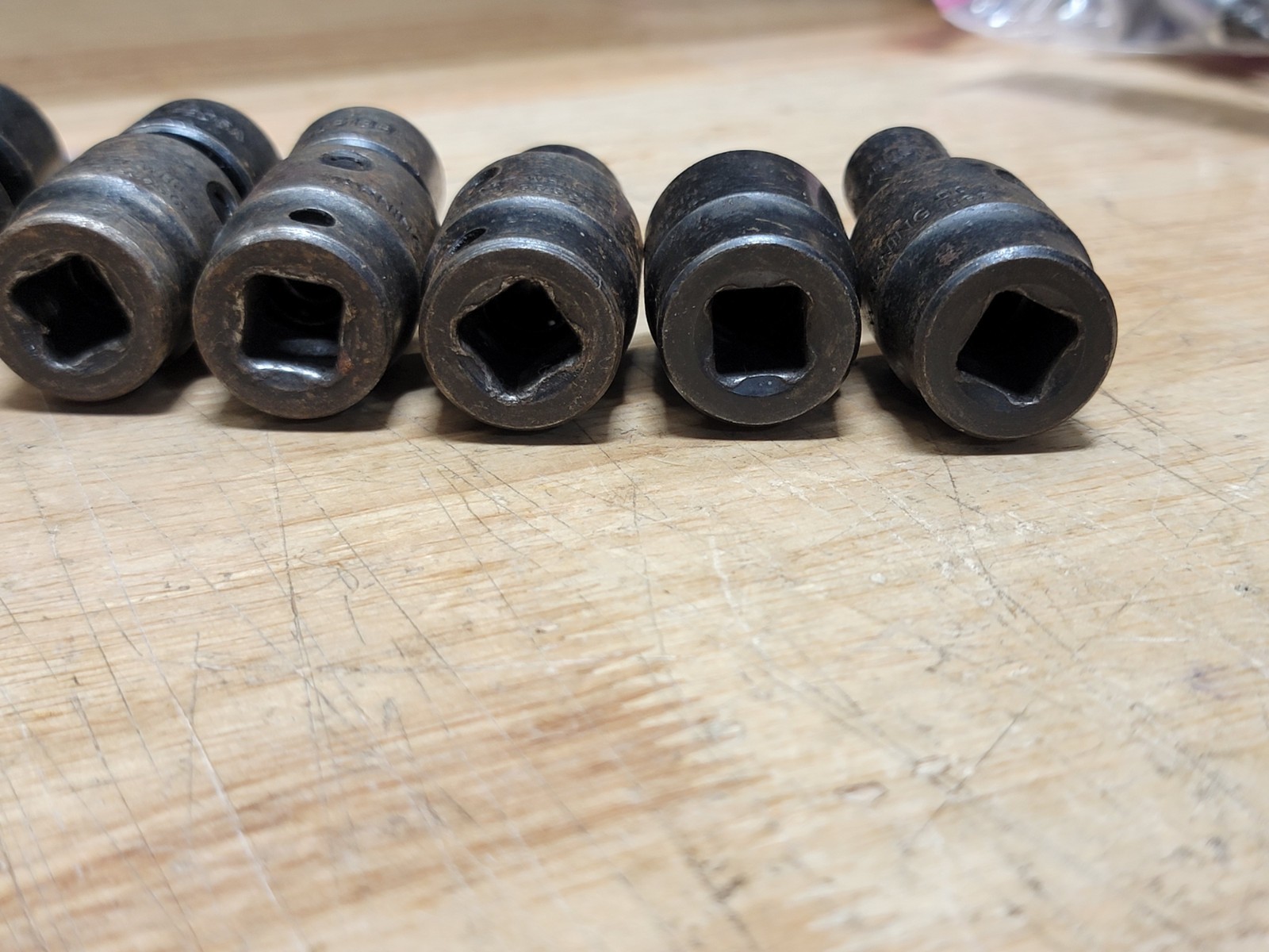 Matco SAE Universal Swivel Impact Socket 7pcs. Set 3/8″ Drive 6 Point