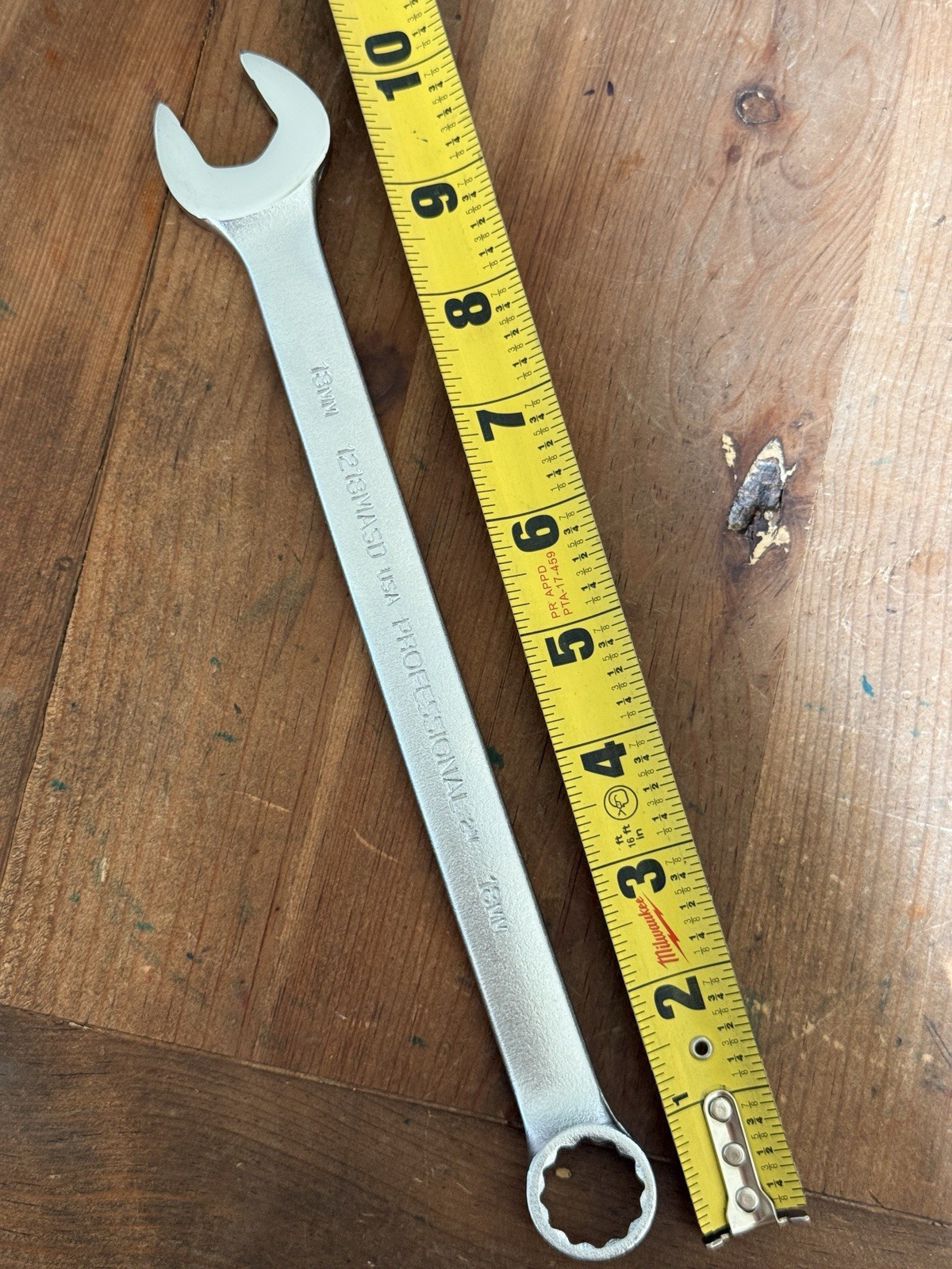 PROTO Professional 1218MASD Combination Wrench 18MM Satin Chrome Metric USA Made