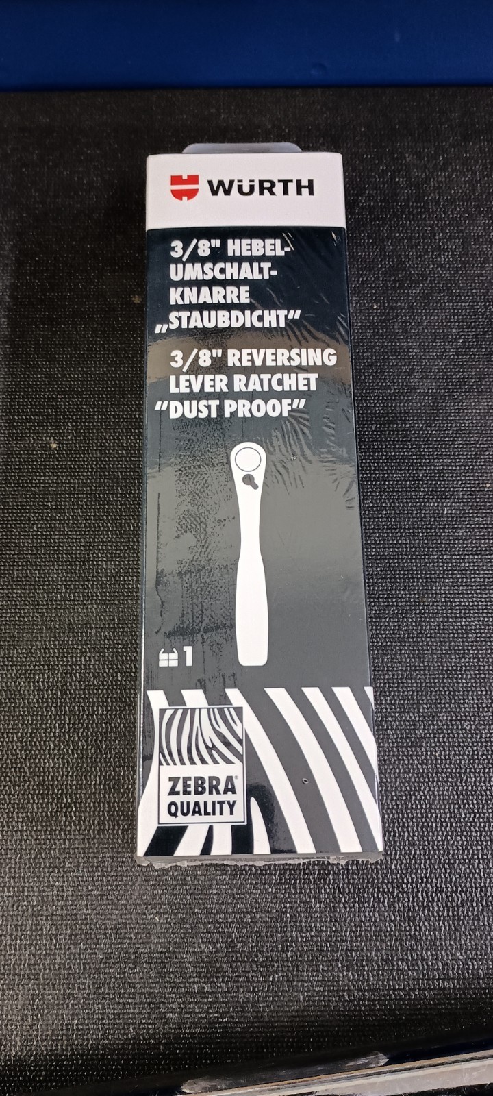 ZEBRA 3/8 Inch Lever Reversible Ratchet, Dust Protected 071203803 ll