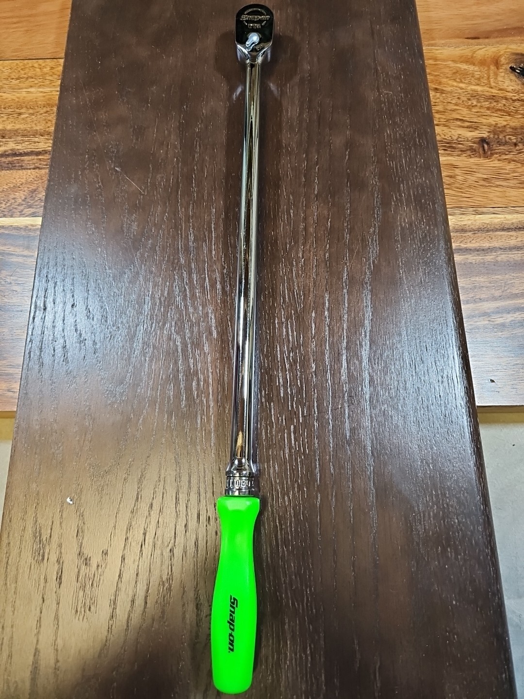 *NEW* Snap On FHLLD80 3/8 NEON GREEN XTRA Long Ratchet FREE EXPEDITED SHIPPING