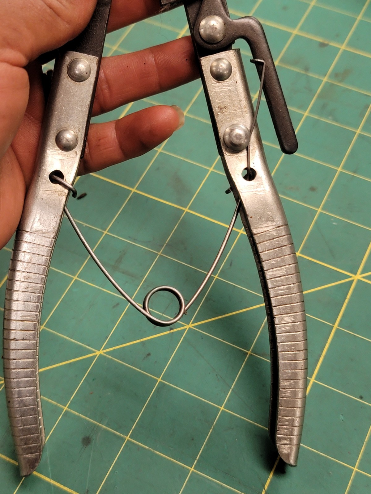 Vintage K-D Mfg KD Tools Model 1114 Piston Ring Compressor Pliers Made in USA