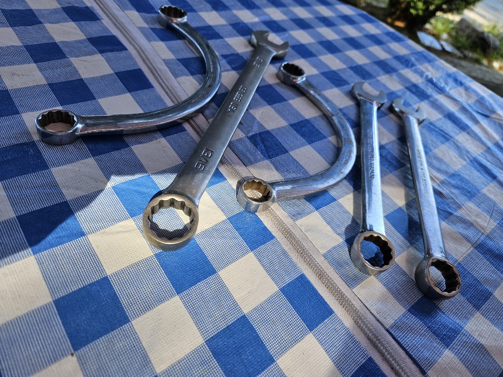SNAP ON TOOLS WRENCHES Vintage Snap On Wrench Lot of 5 SNAP-ON TOOLS WRENCHES
