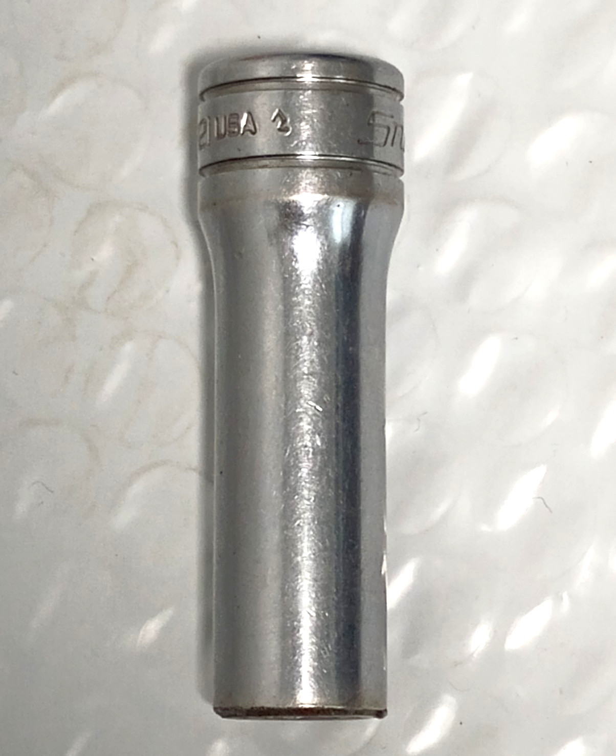 SNAP ON SF121, 3/8″ DRIVE, 3/8″ SOCKET, 2″ DEEP/HIGH, 12 POINT.