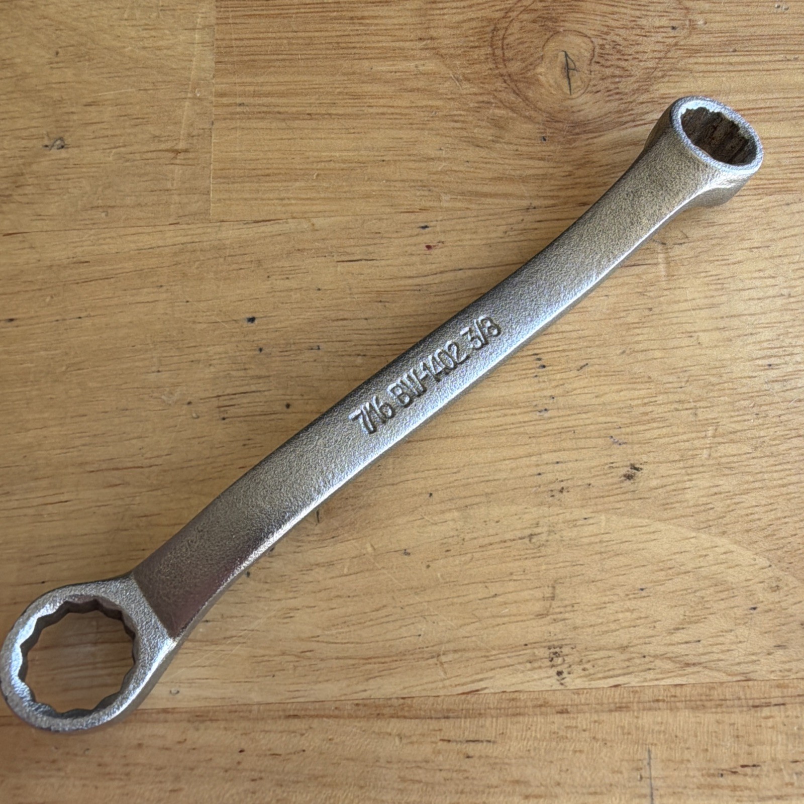 Blackhawk Tools 3/8″ x 7/16″ Short Stubby Box End Wrench 12 Point BW-1402 USA