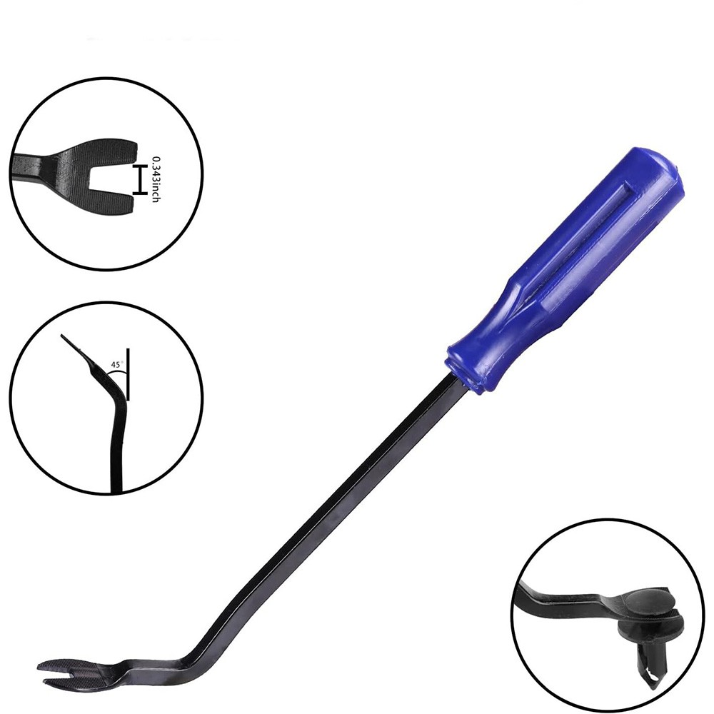 6Pcs Car Trim Removal Tool Set Hand Tools Pry Bar Panel Door Interior Clip Kit