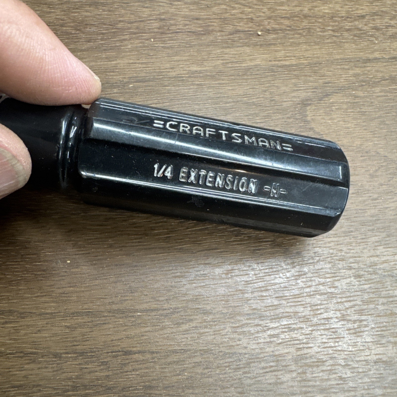Craftsman 1/4″ Drive BLACK Handle Extension Spinner 43372 USA -H- Series