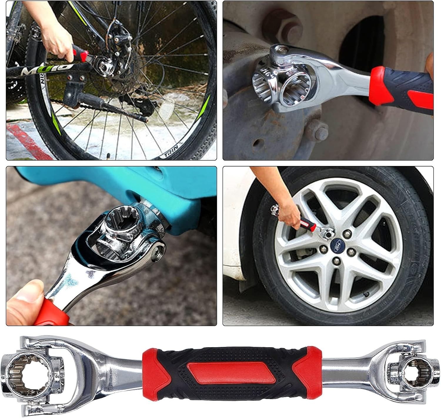 48-in-1 Socket Wrench, 360° Rotating Head, Stainless Steel Tool-USA STOCK