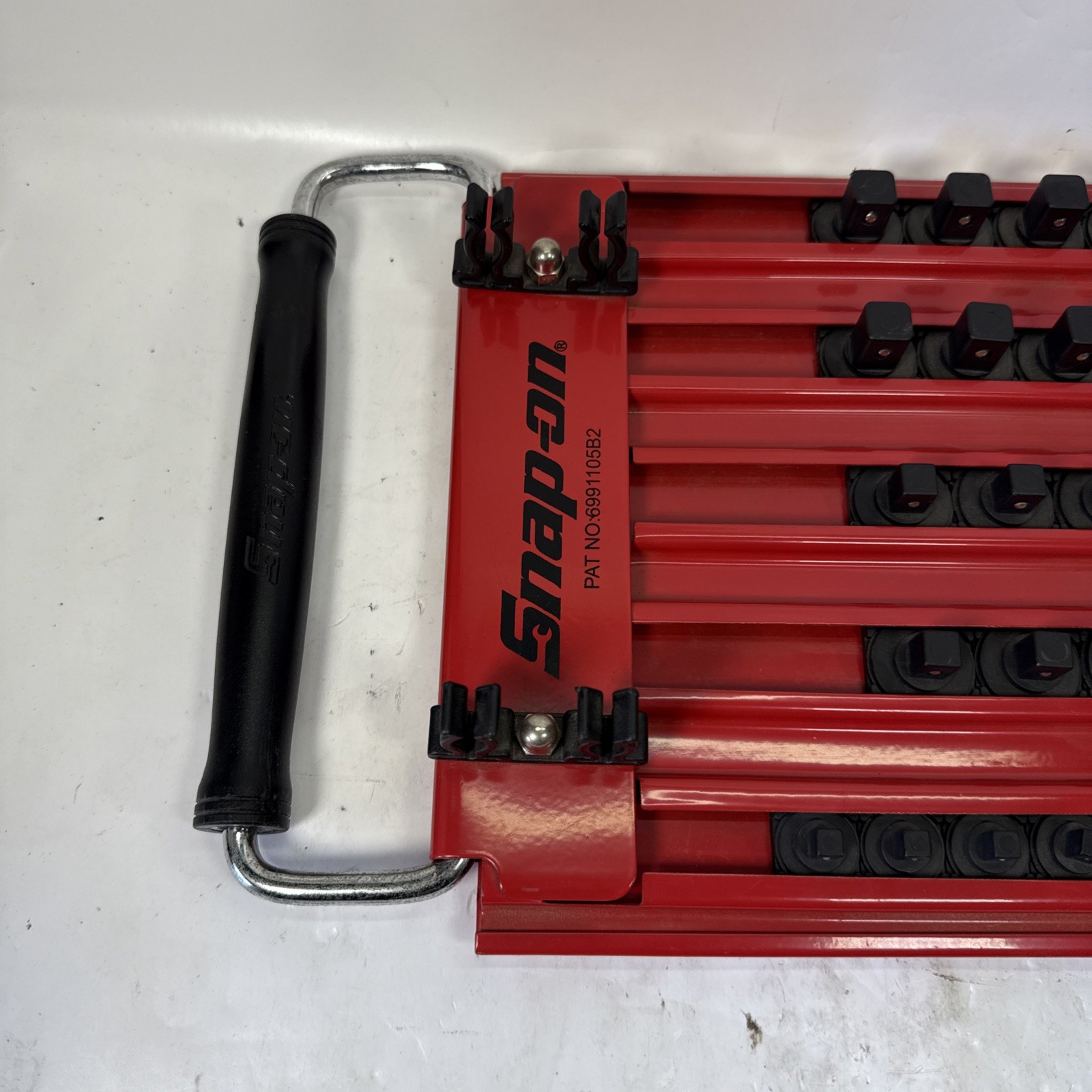 Snap-on KASKT5RD Locking Socket Holder Socket Tray Red/Black 76 Lock Posts