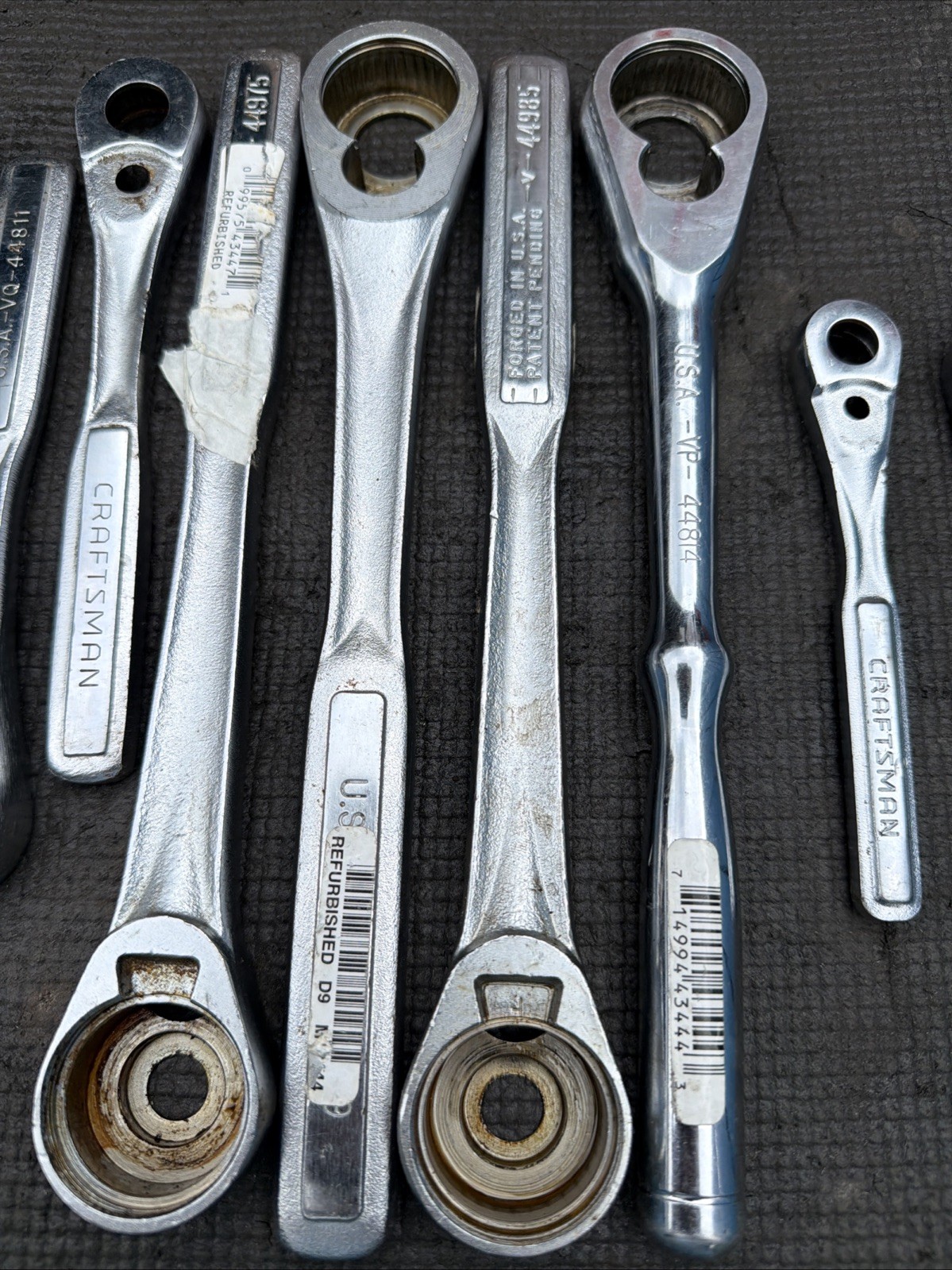 (16) Sears Craftsman Ratchet Bodies ONLY NO GUTS 1/2” 3/8” 1/4” 44809 Warranty