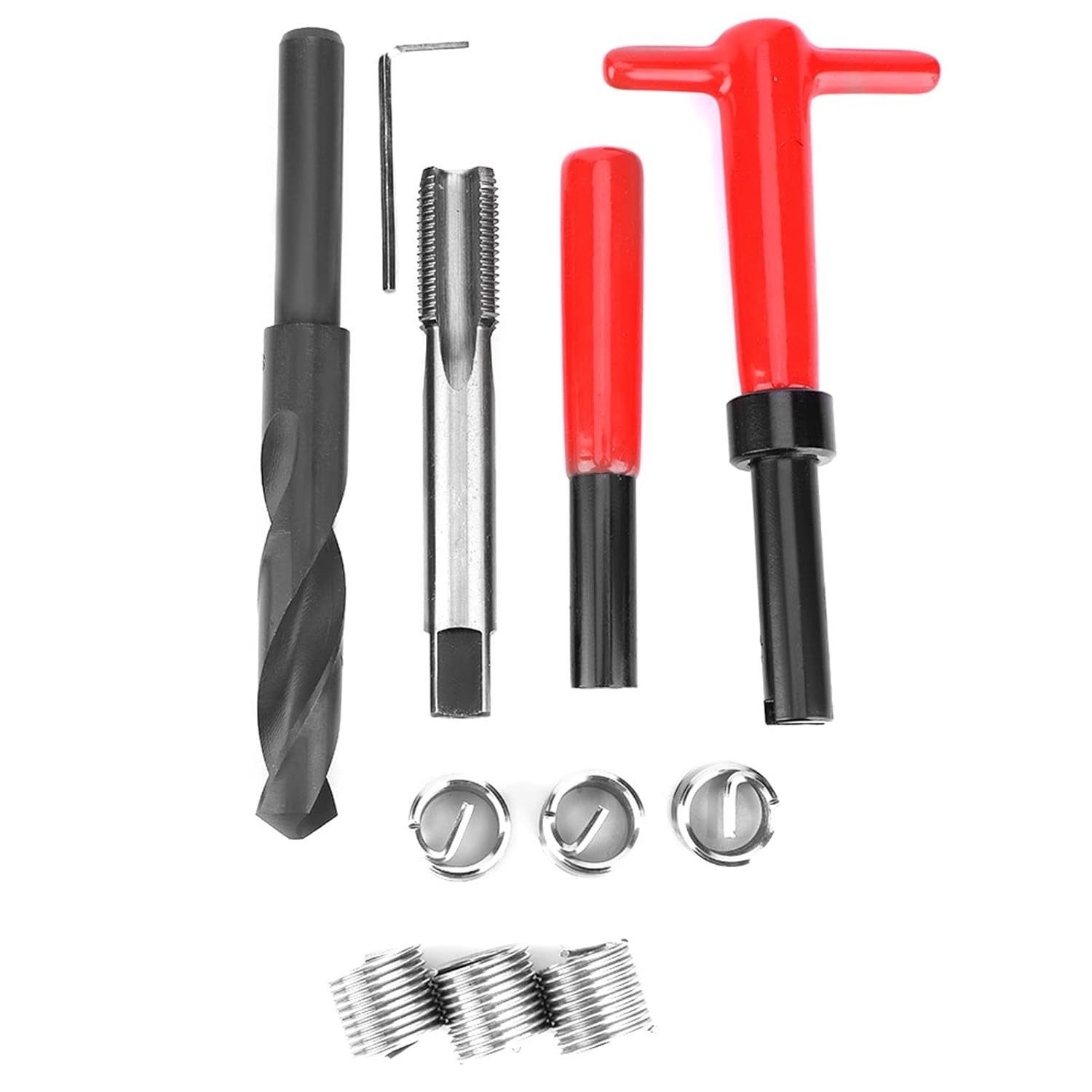 Threaded Insert Tool Set, M16x1.5, Stainless Steel, 11Pcs