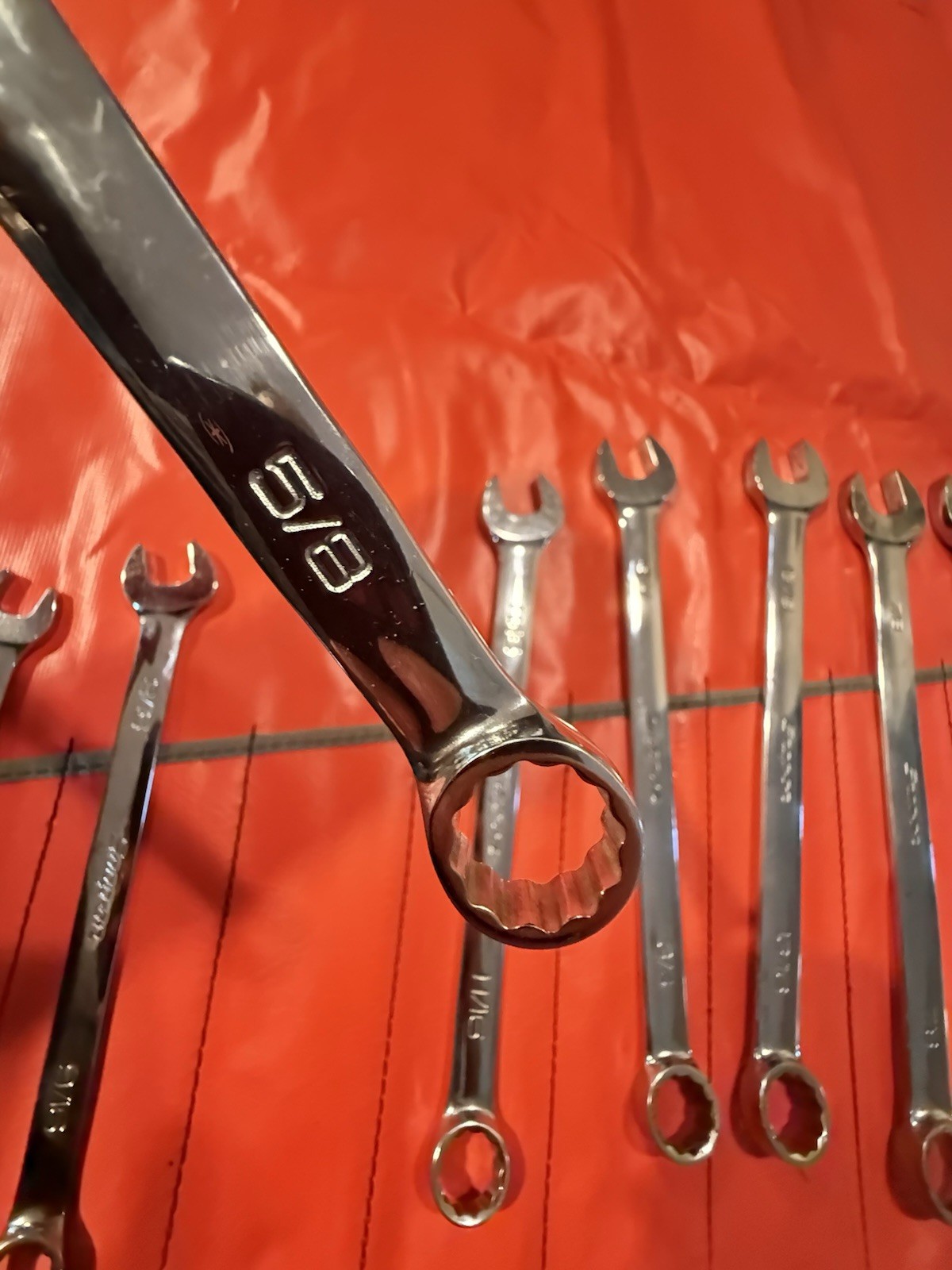 ULGY NOS Snap On 14 Pc OEX SAE Combo Wrench 12 Pt. Set C-141B Date Code 1997 USA