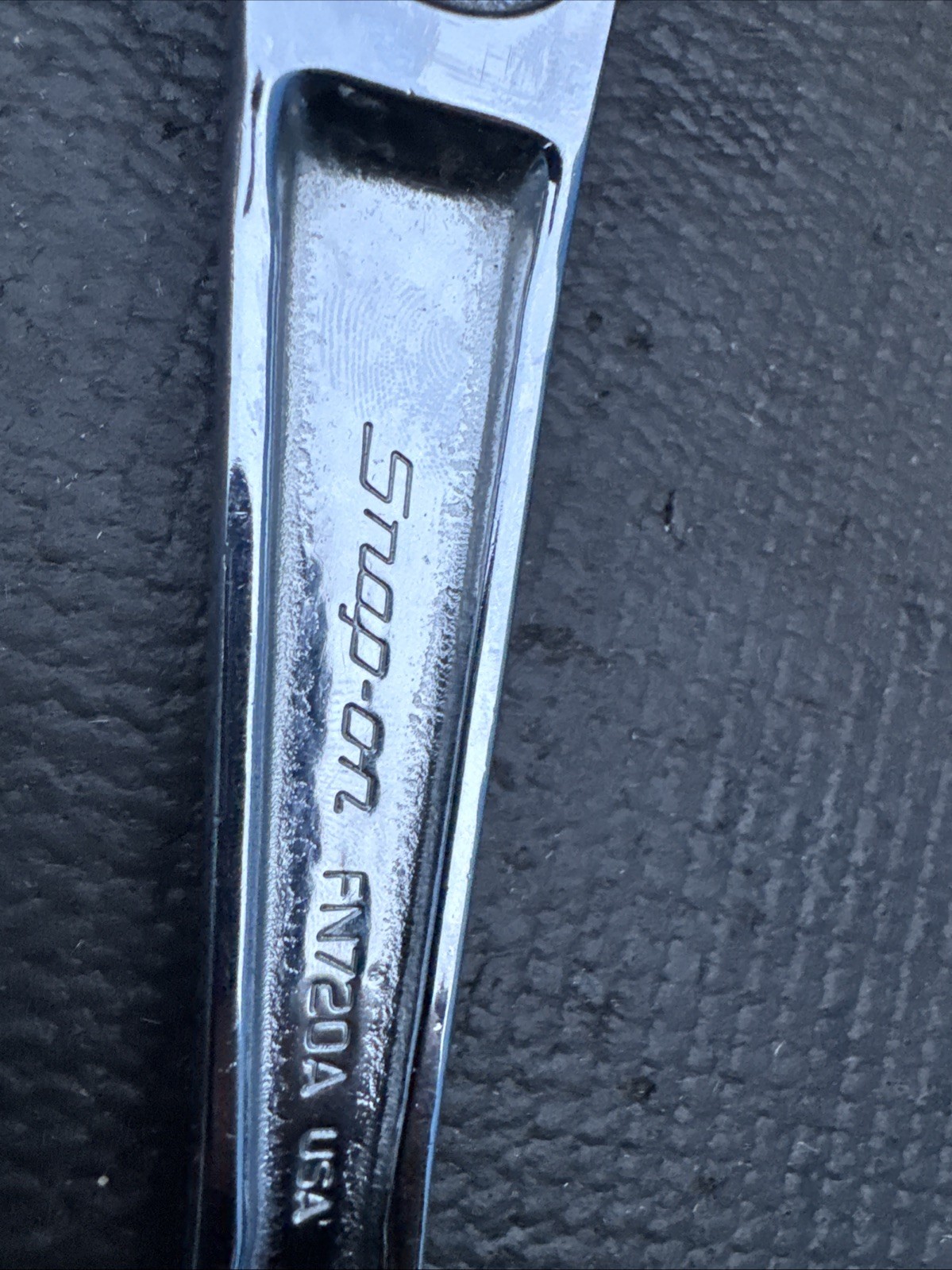 Snap-On Tools USA FN720A Polish Chrome Ratchet 3/8″ Drive – Short Handle 6″ Long