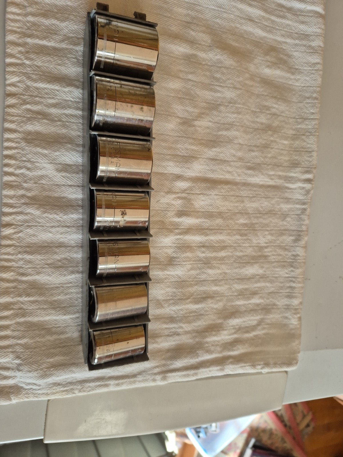 Craftsman (G) 7 Piece MM Socket Set 12 Pt. 1/2″ Drive Made In USA