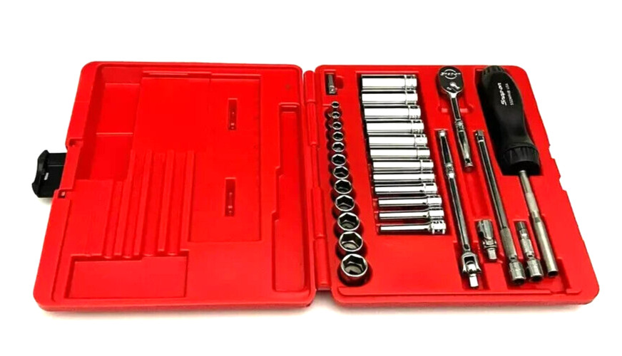 NEW Snap-on™ 1/4″ drive 31-pc 131TMPB 6-point METRIC General Service Set Sealed