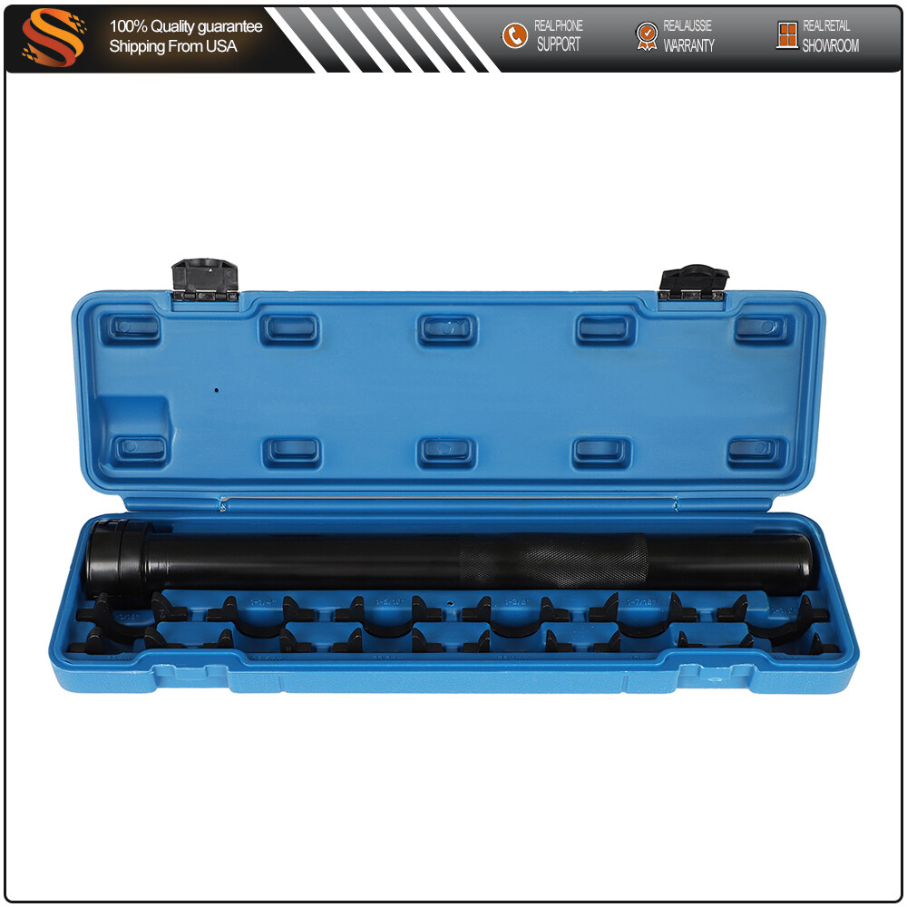 13pc Inner Tie Rod Removal Installation Tool Set with 12 SAE & Metric Adaptors
