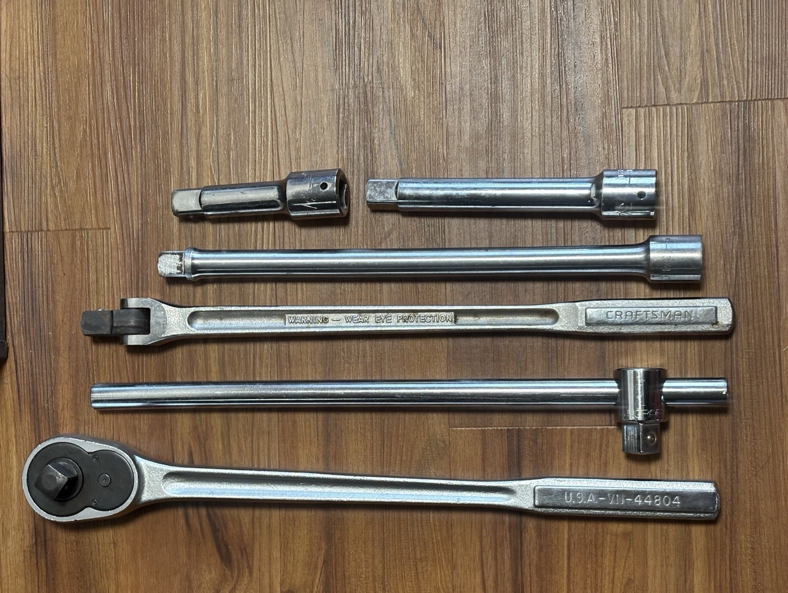 Sears Craftsman Industrial USA 31pc 3/4” Drive Socket Set & Steel Tool Box