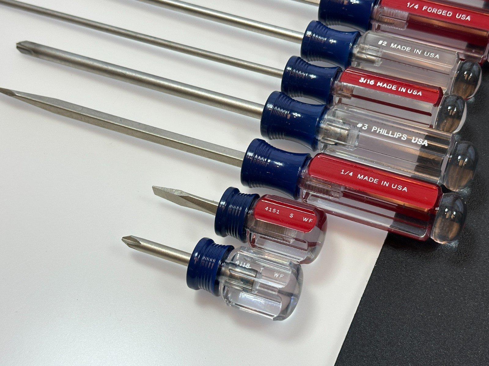 🇺🇸 Craftsman USA WF 9pc Phillips & Flat Slotted Screwdriver Set, NEW OLD STOCK