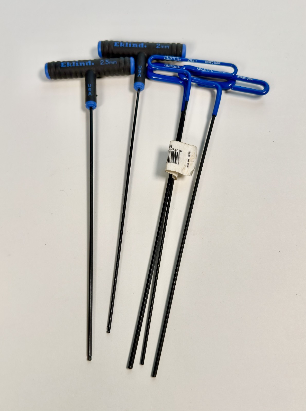 Eklind Cushion Grip T-Handle T-HANDLE HEX KEY Assorted Metric
