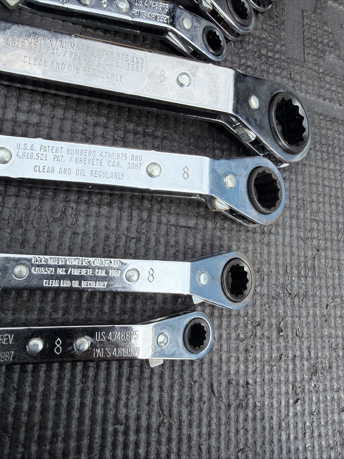 Sears Craftsman USA Nos Rare Catalog Double Offset Box RATCHET Wrench Set 43069