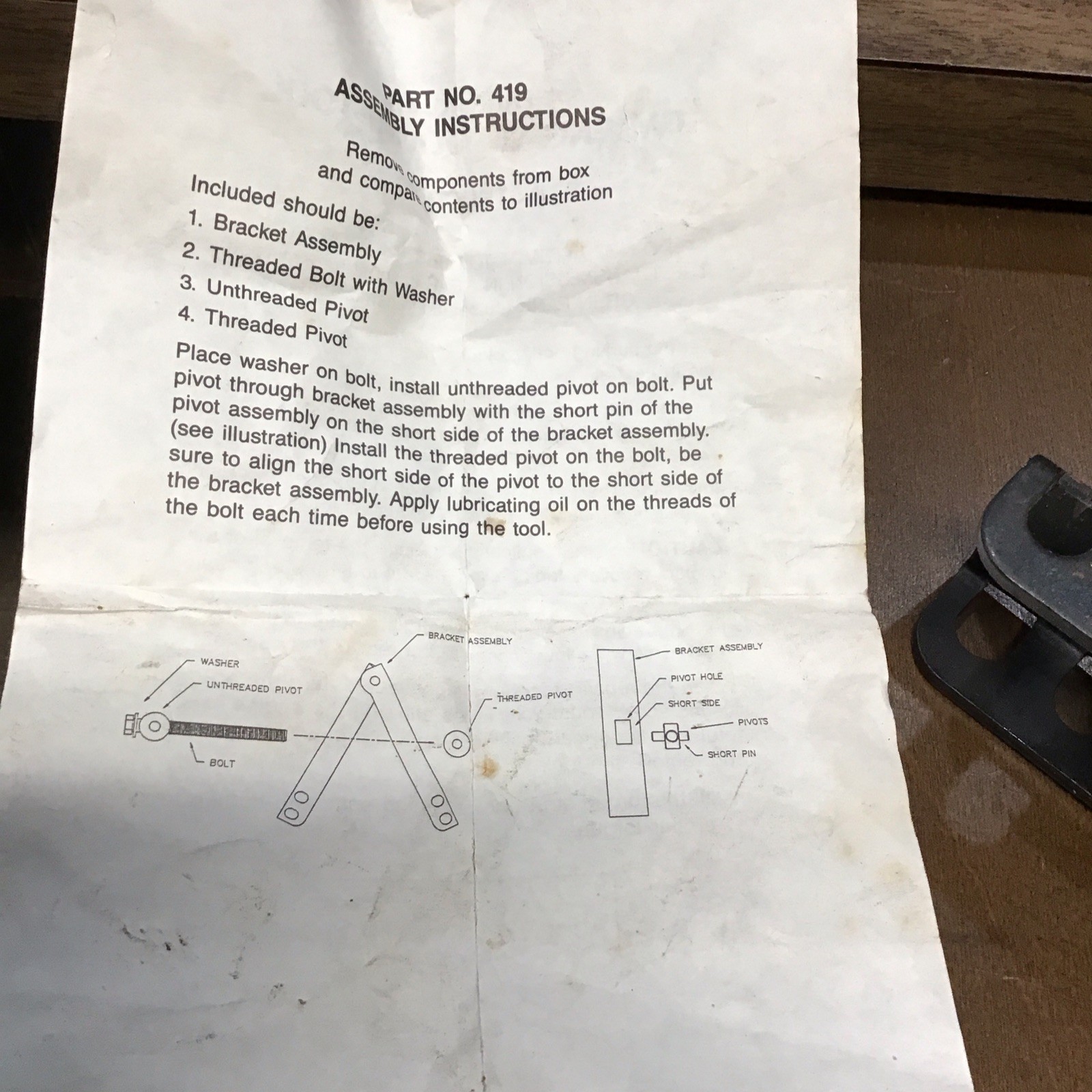 Thexton 419 GM Engine Tilter Positioner Moving Tool front wheel drive dogbone