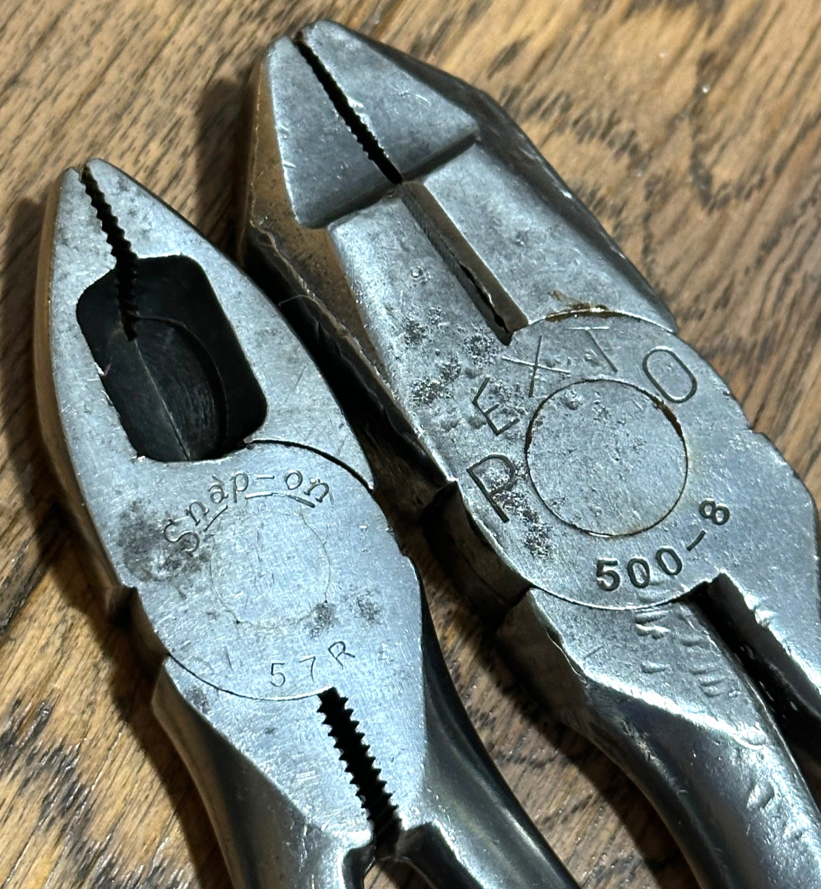 VTG Tools Lineman’s Pliers Wire Side Cutter Twister Set Lot Snap On Utica Pexto
