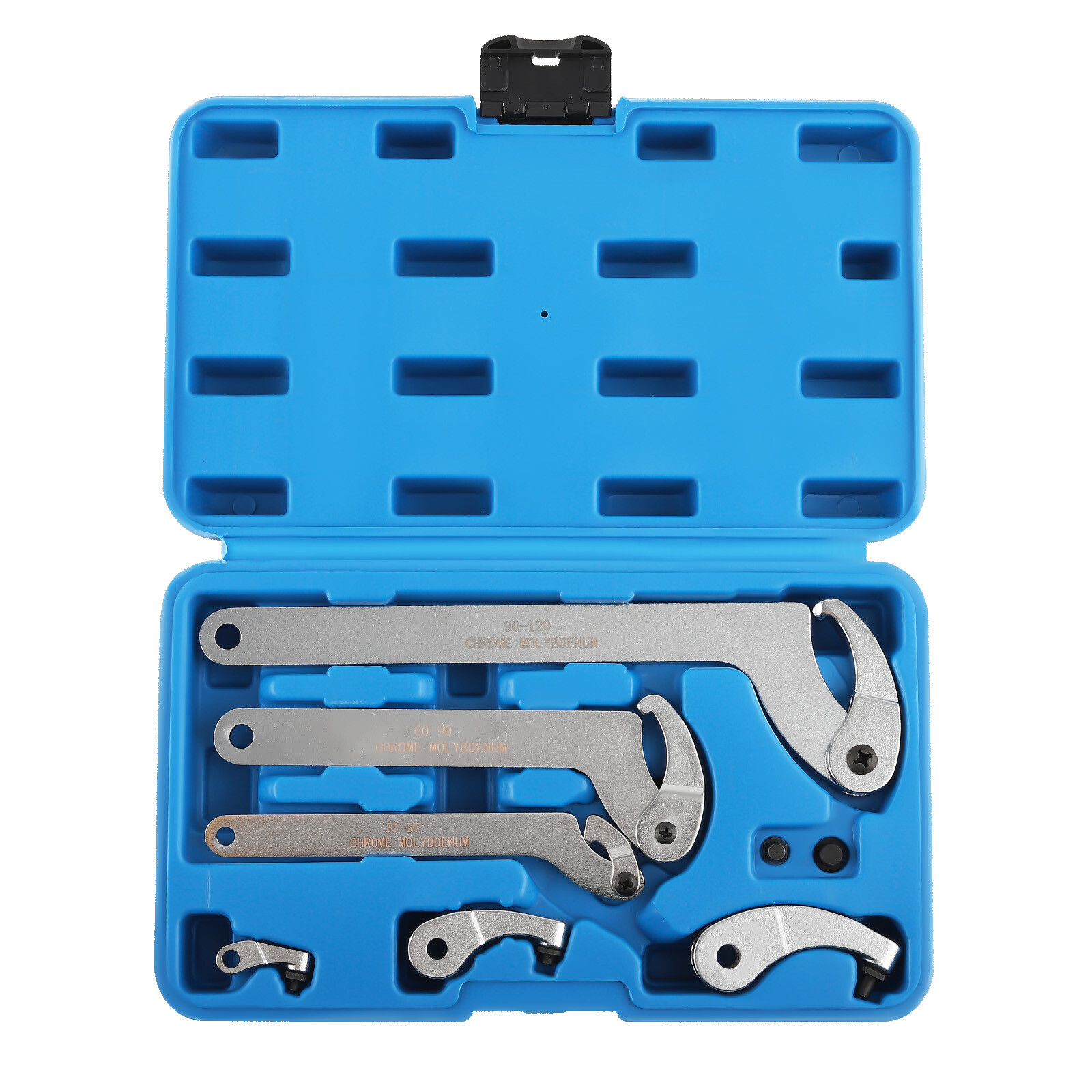 Hook Pin Wrench Spanner Tool Bike Nut Adjustment Adaptors Kit Motorcycle
