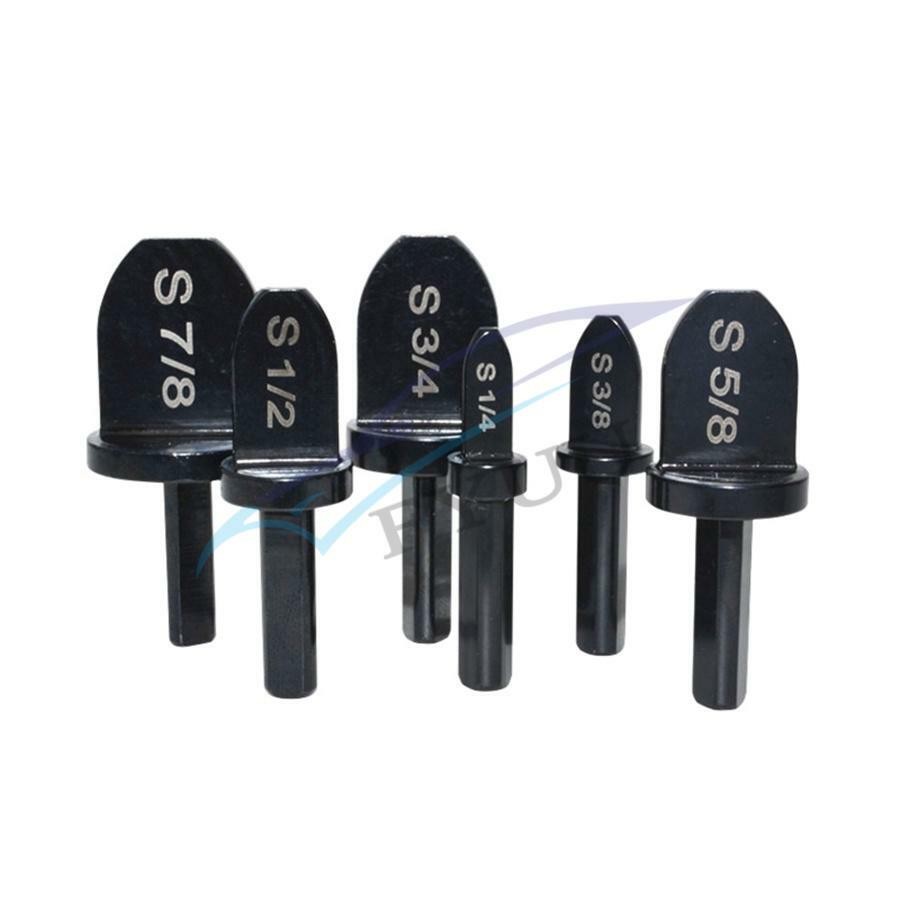 6Pcs 45# Steel Tube Pipe Expander Support Swaging Tool 7/8 3/4 5/8 1/2 3/8 1/4″