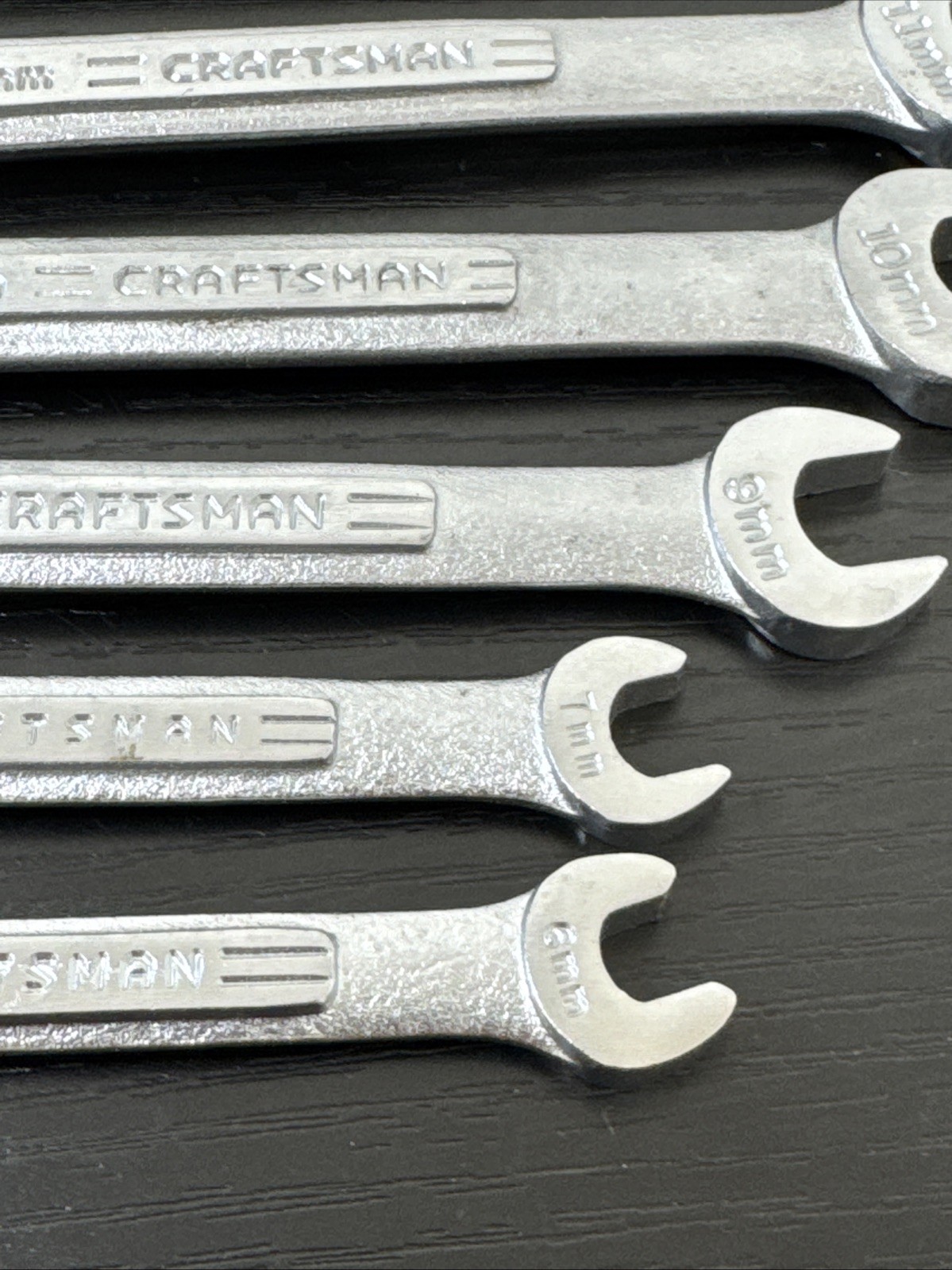Craftsman USA V VV Metric Combination Wrench 11 Pc Set 12Pt 6mm Up To 17mm Read