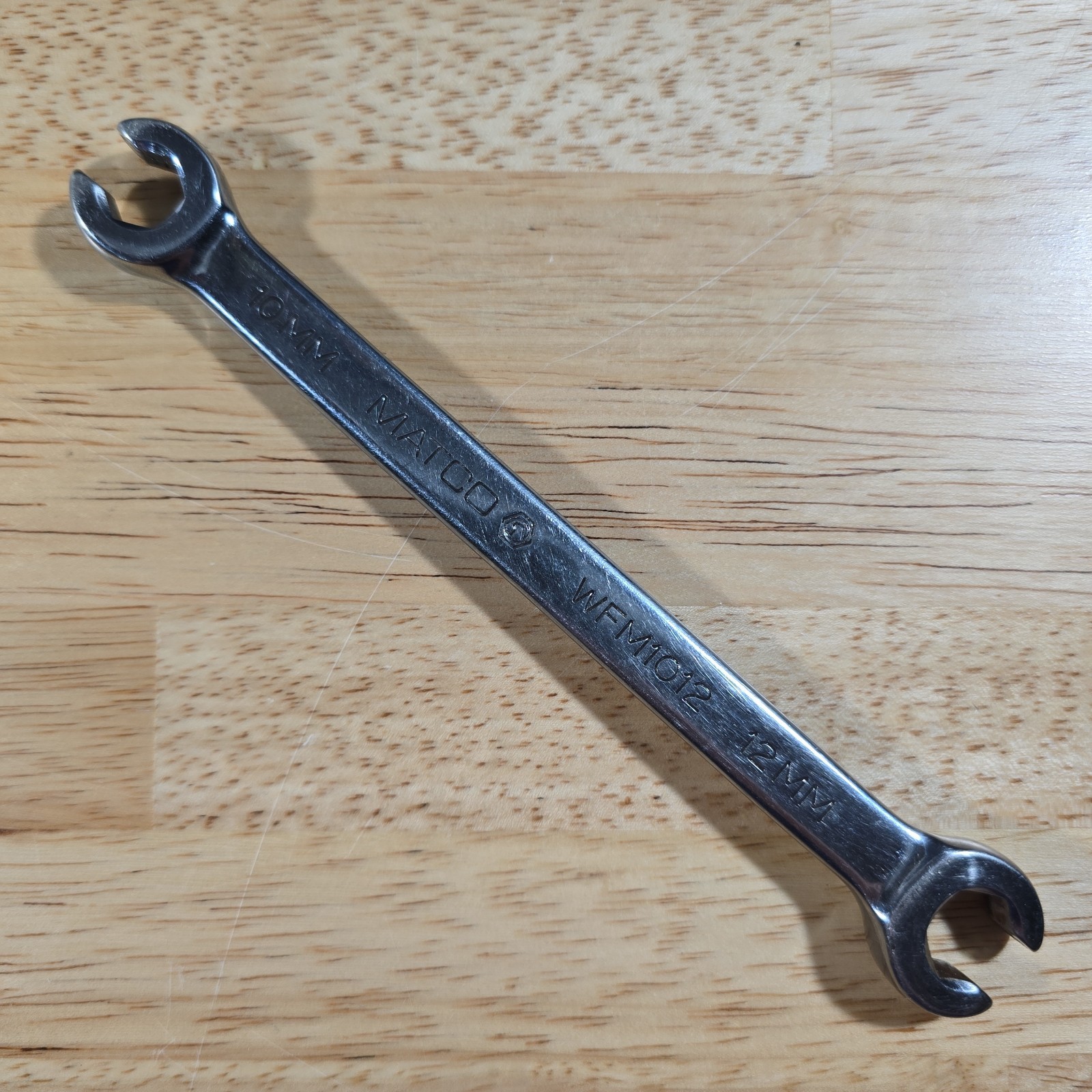Matco Tools WFM1012 – 10mm X 12mm Double Ended 6 Pt Flare Nut Wrench