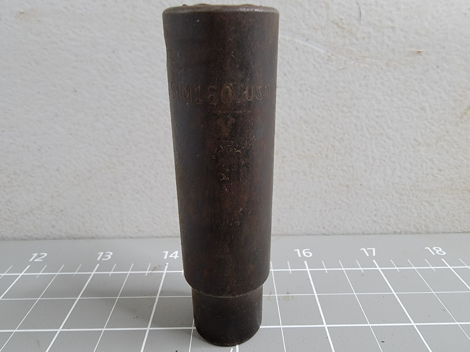 Snap-On 1/2 inch Deep Impact Socket 6 Point 1/2 Drive SIM160 Fair Used Condition