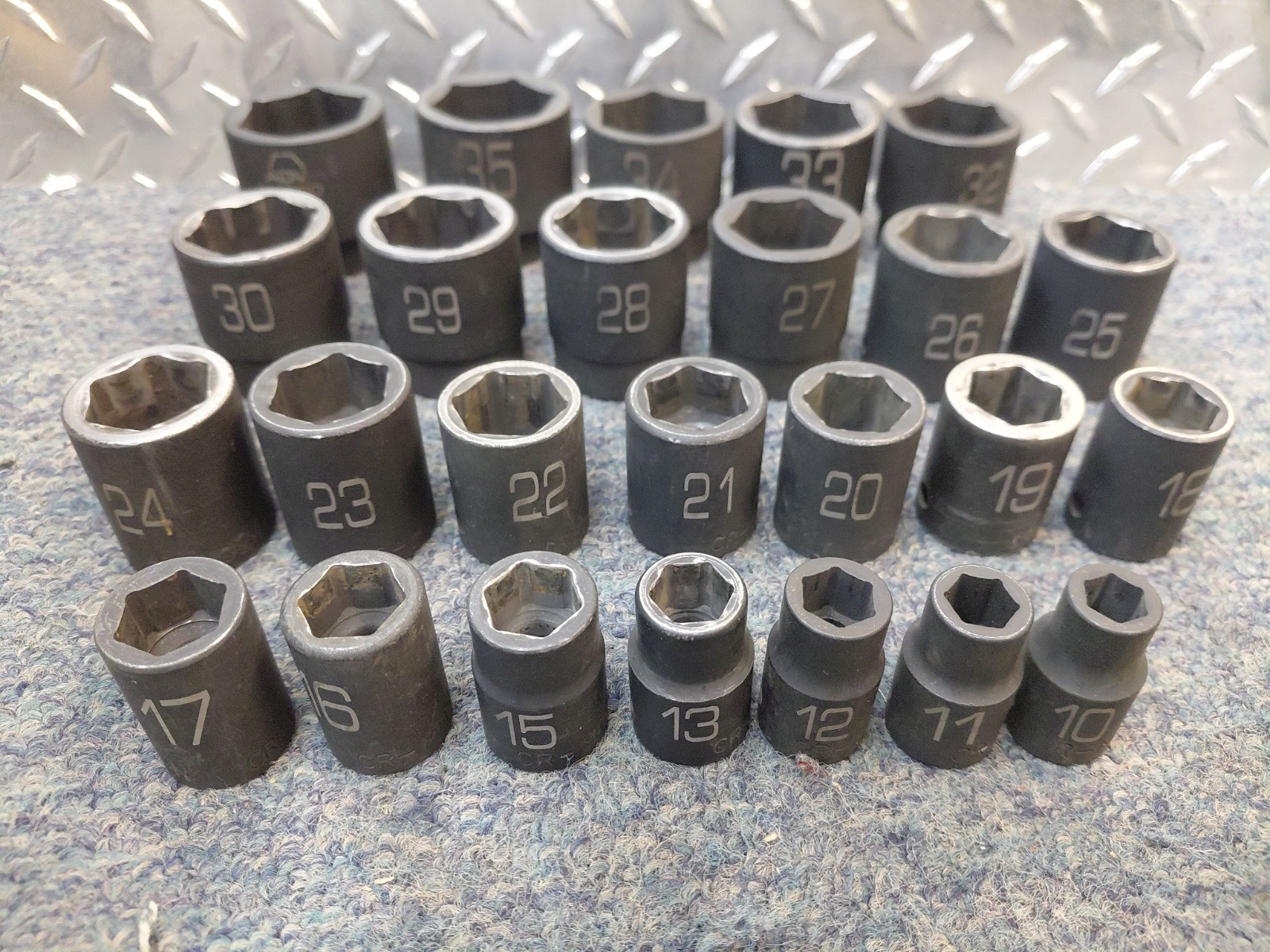 Matco Tools – lot of (25) 1/2” Drive Sockets CP M6AV Series – FREE SHIPPING