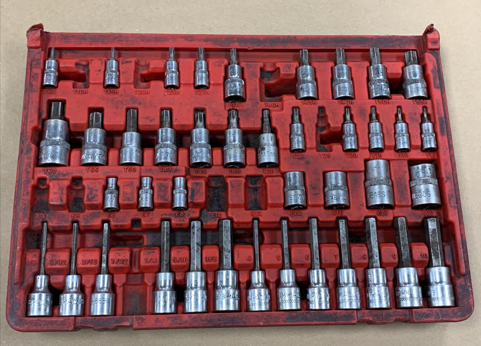 Mac 50-PC. Master Hex and Star Bit Driver Set (SMXVHT50B) ****READ!!