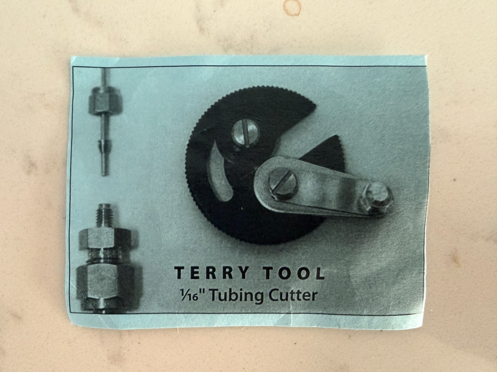WATERS 1/16in. OD S.S. Tubing Cutter, Modell: Tubing Cutters, Tools