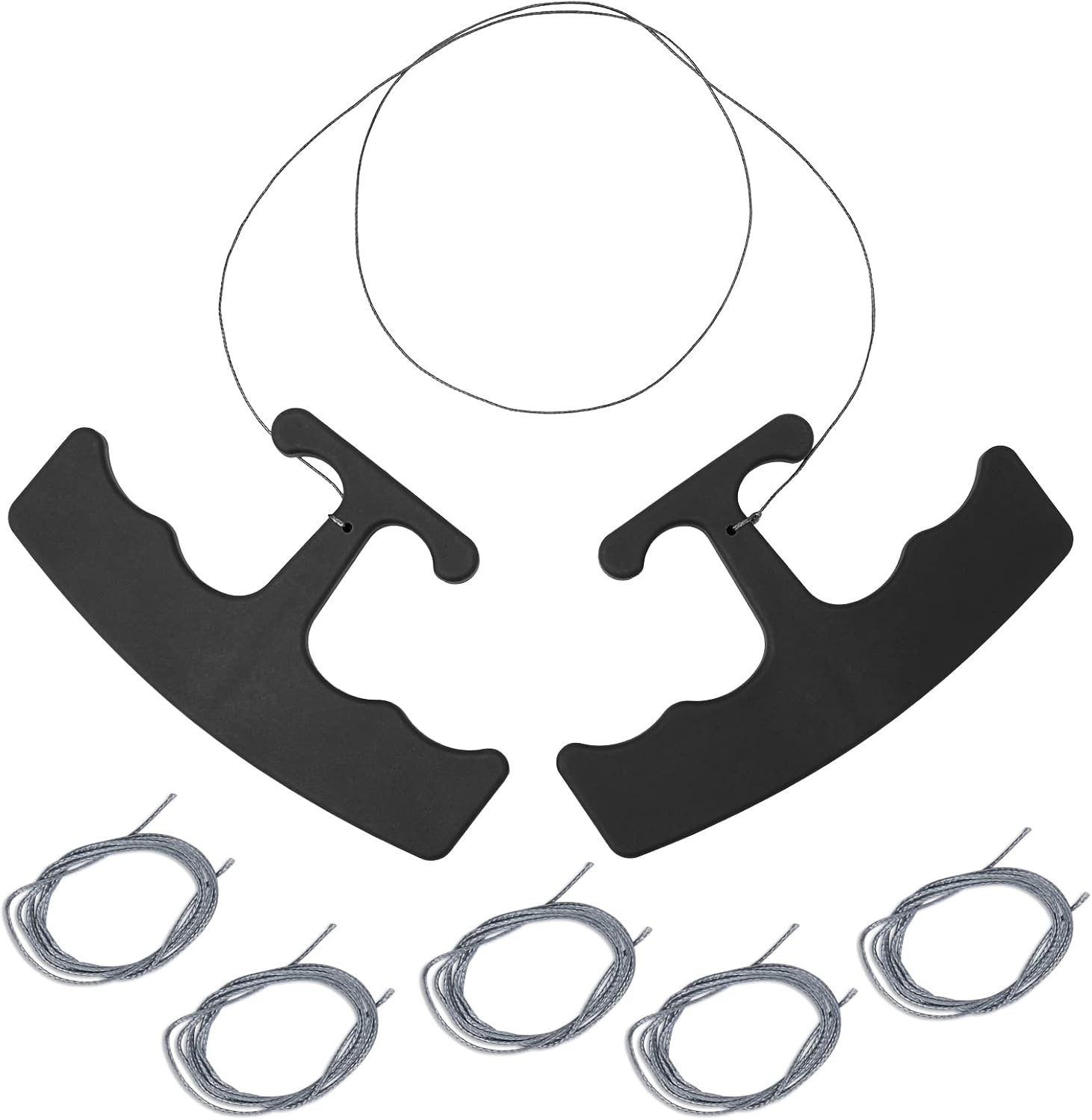 Vehicle Logo Remover Tool Set with 5PCS Scratch-Free 60CM Replacement Cords