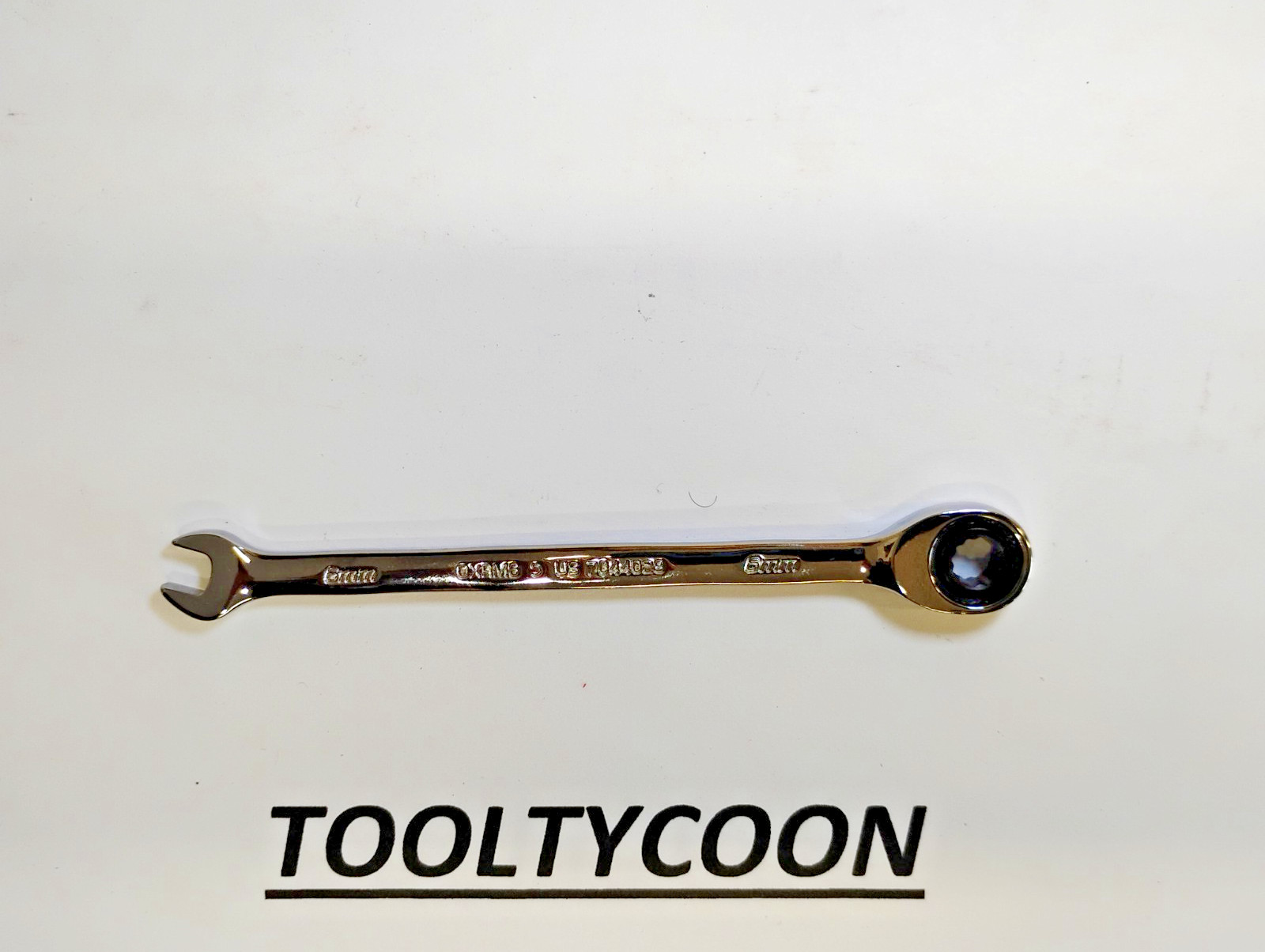 Snap-on Tools NOS 6mm Metric 0° Non-Reversing Ratcheting Combo Wrench OXRM6