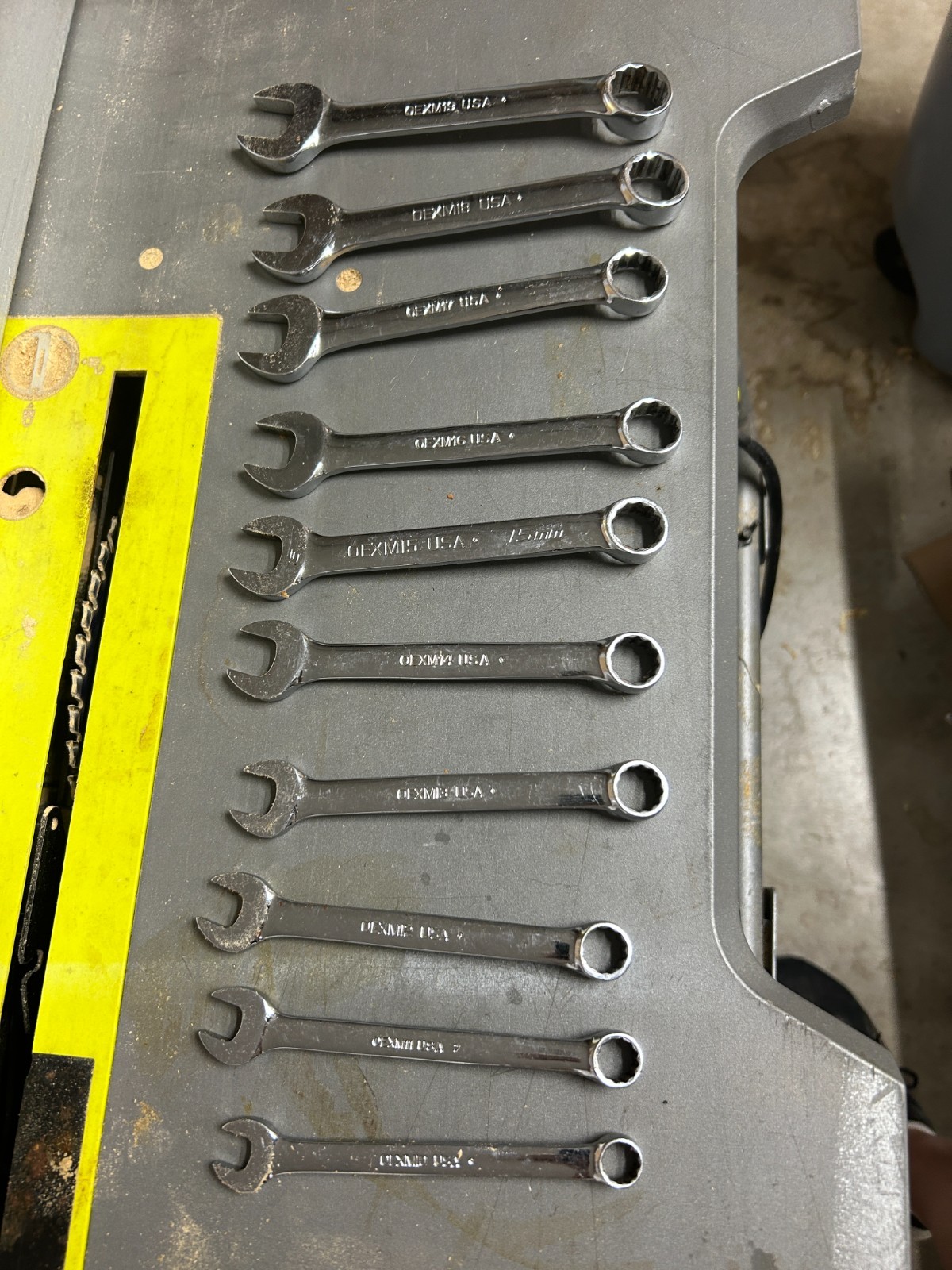 SNAP-ON OEXM- 10-Pc 12-Pt Combination Short Wrench Set 10mm-19mm