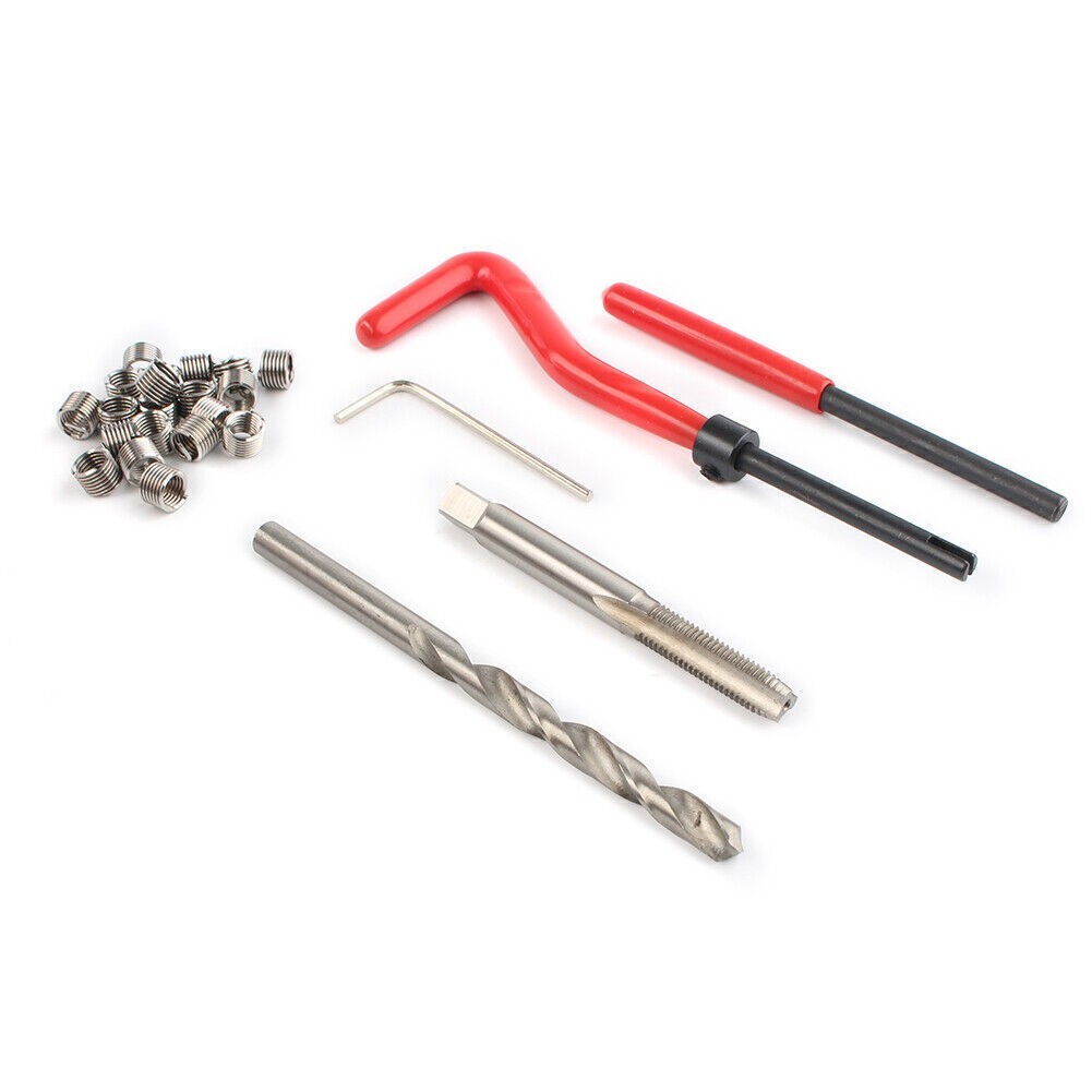 Metric Thread Repair Tool Insert Kit M5 M6 M8 M10 M12 M14 Car Pro Coil w/ Box US