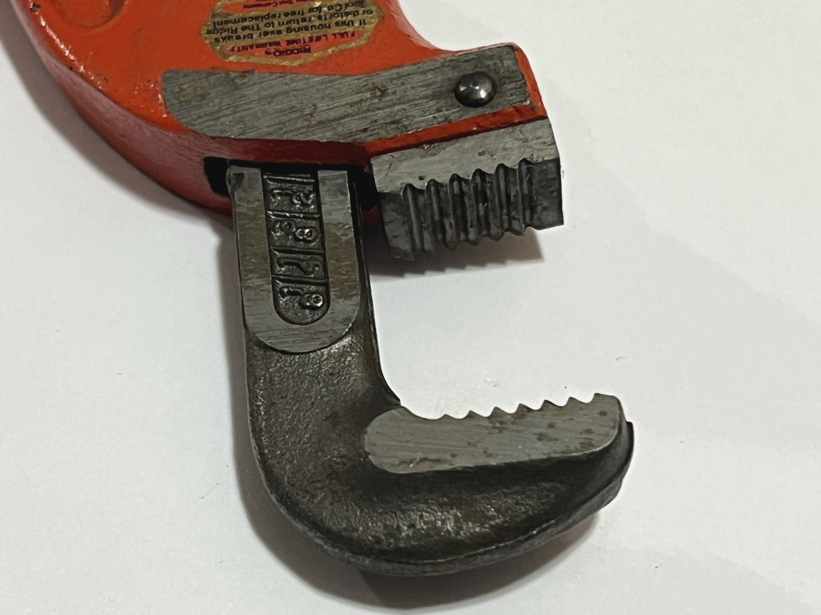RIDGID E6 Ridge Tool Co 6″ Heavy Duty End Pipe Wrench USA NICE
