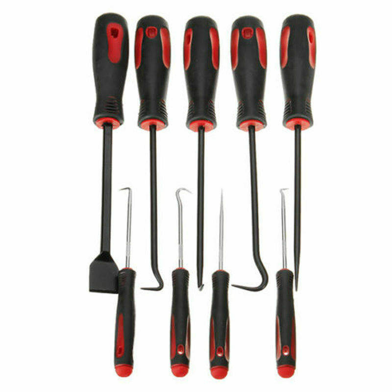 9pcs Scraper Hook and Pick Tool Set Car Removal Tool O Rings Seals Rubber HA51