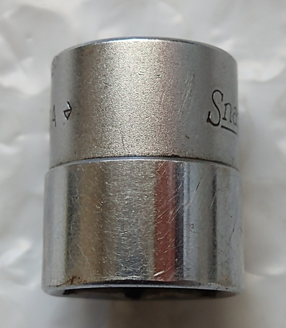 SNAP ON TM18, 1/4″ DRIVE, 9/16″ SOCKET, SHALLOW, 6 POINT.