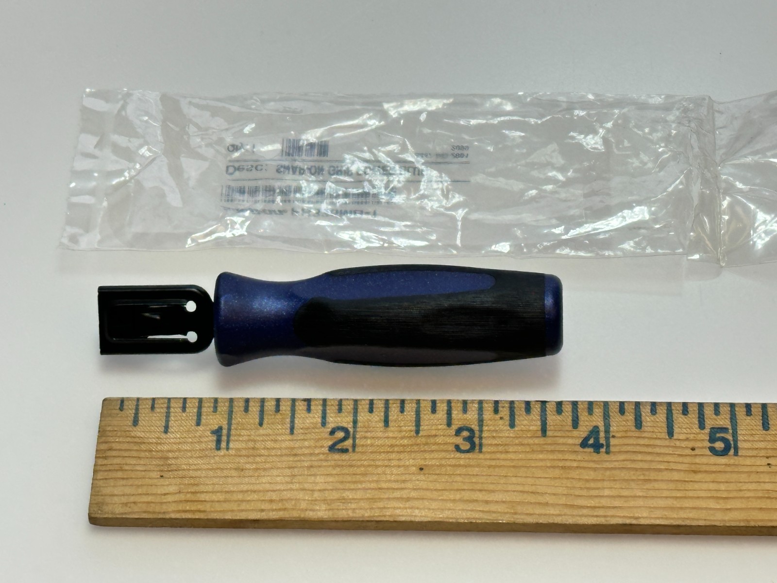 NEW Snap-on Tools USA POWER BLUE Soft Grip Feeler Gauge Holder FB336MB-1