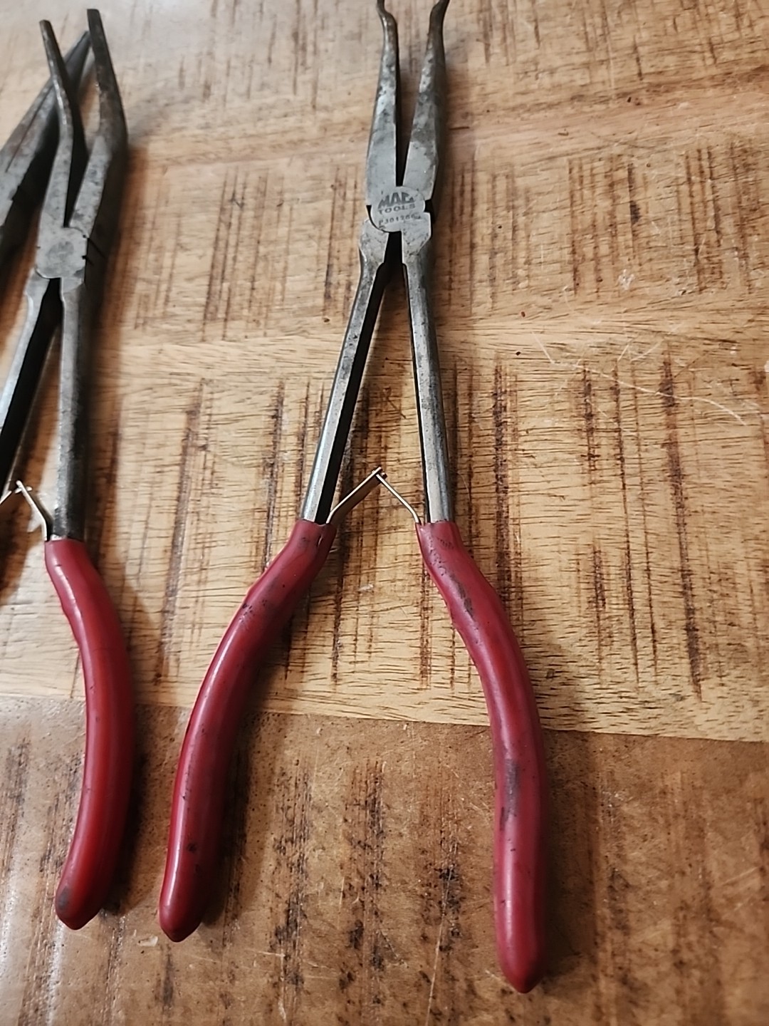 4pc MAC TOOL Cutter, Long Needle Nose Pliers hose grip Set w/ Bonus plug wire