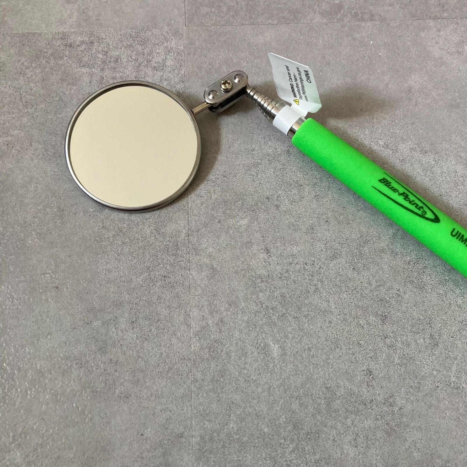 Blue Point UIM225GR Telescoping Inspection Mirror Green 2-1/4″ dia. Mirror Head