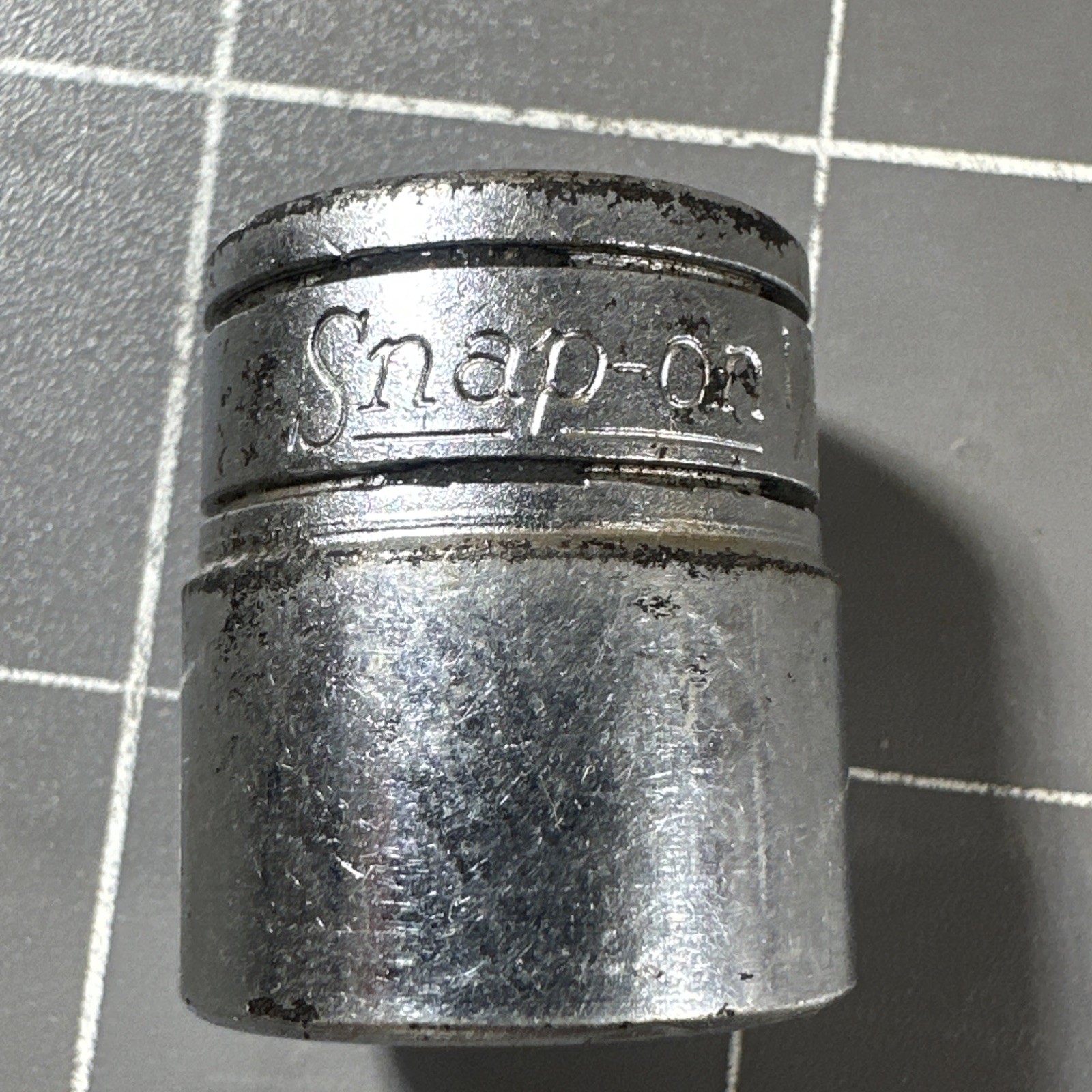 Snap On Tools 3/8″ Drive 1/2 Sae 8 Point Double Square Chrome Socket F-316 USA