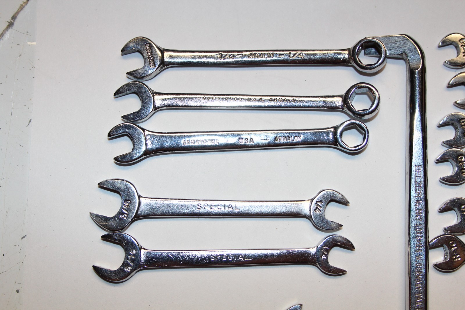 ARMSTRONG SNAP-ON PROTO IBM TOOLS MIDGET HEX WRENCH LOT MIX VARIOUS SIZES