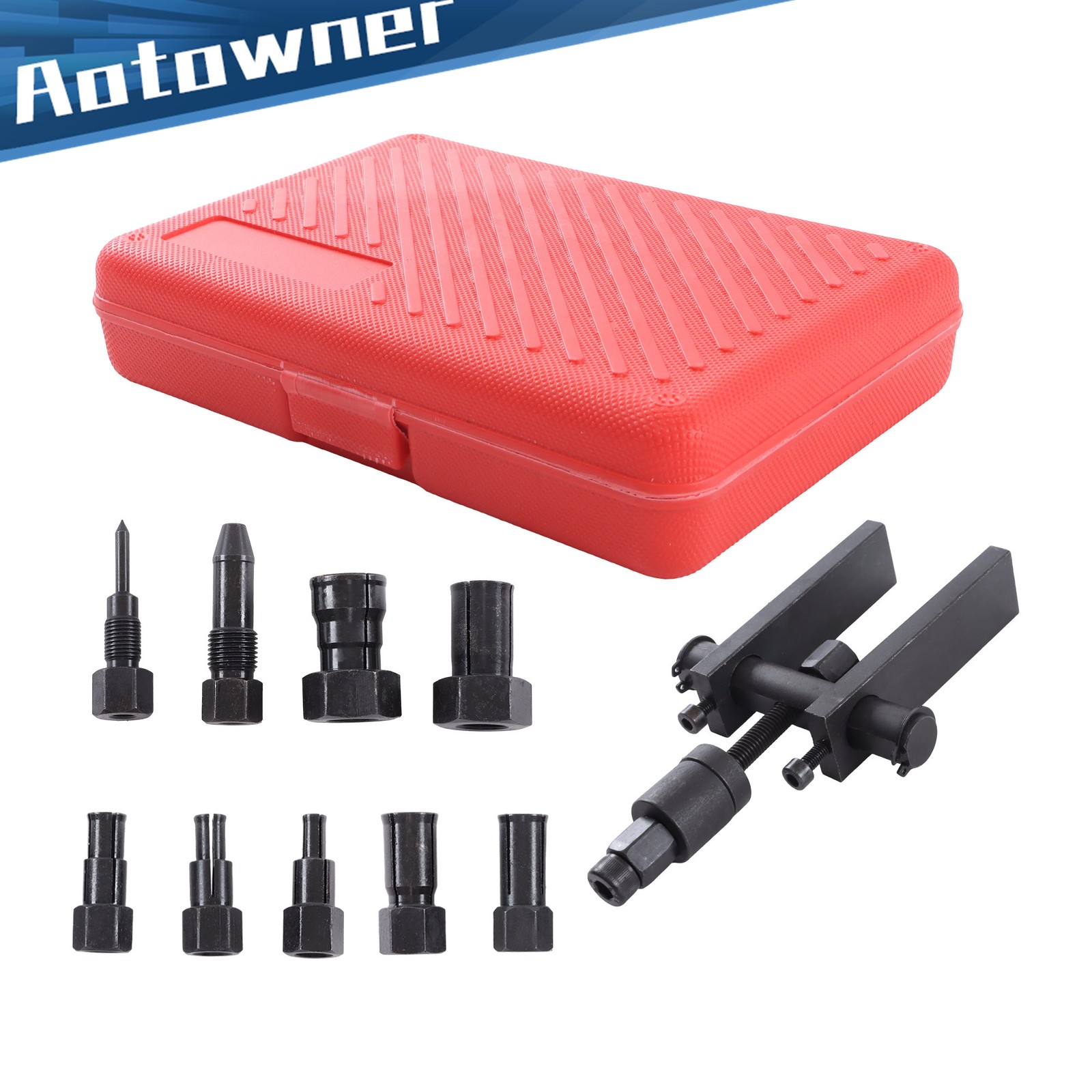 10pcs Motorcycle Wheel Bearing Puller Set, 8-25mm Blind Hole Tool Bearing Repair